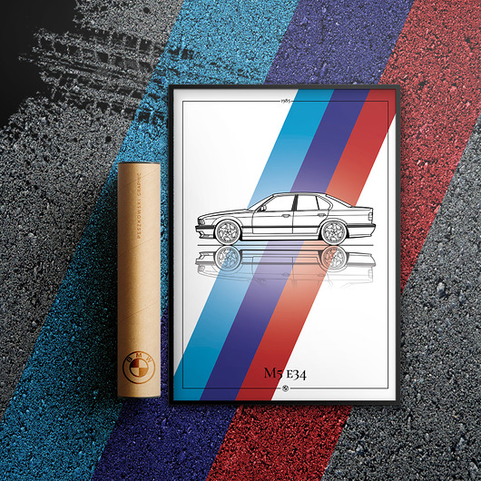 plakaty Plakat Motoryzacja - BMW M5