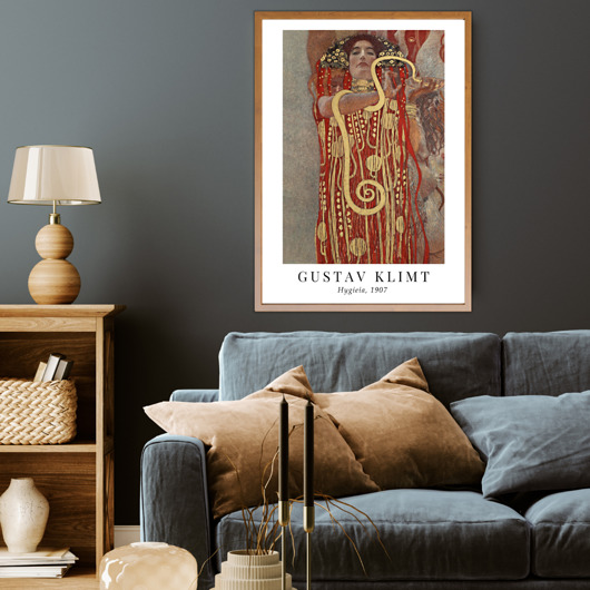 plakaty Plakat reprodukcja Gustav Klimt 'Hygieia'