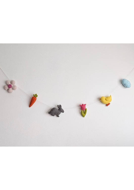 ozdoby wielkanocne Wielkanocna girlanda 6 zabawek