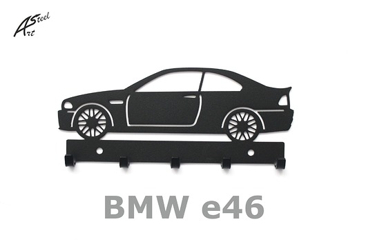 BMW e46 coupe wieszak klucze dekoracja prezent ArtSteel