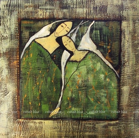 ANIOŁY  ....... zielenie cobalt