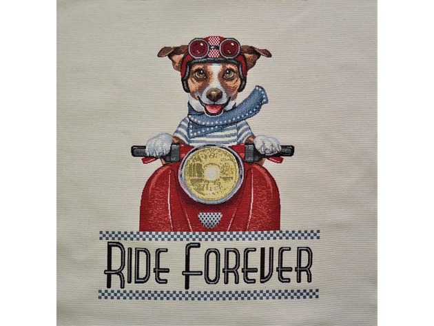 poduszki z grafiką Poduszka ozdobna RIDE FOREVER