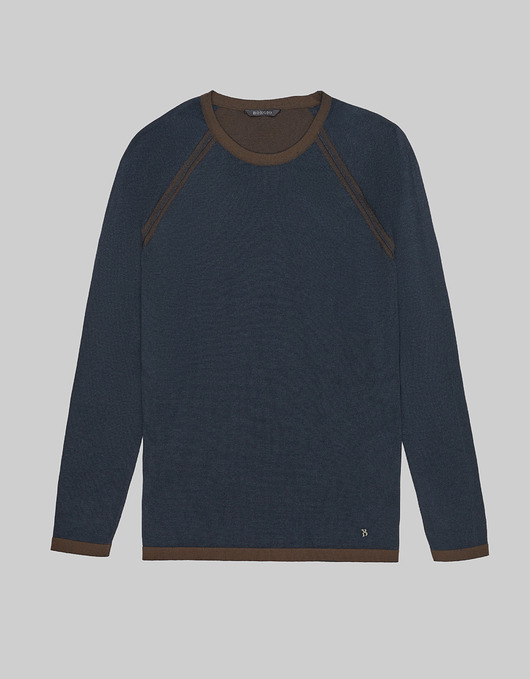 bluzy męskie Bluza męska nicolosi granatowa