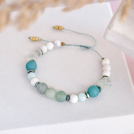 bransoletki z kamieni naturalnych Bransoletka z kamieni naturalnych - Arctic Mist