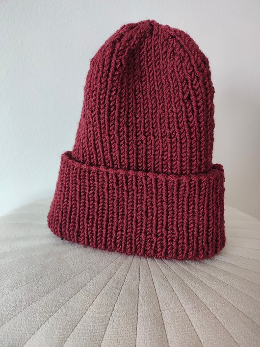 chłopiec - inne Bordowa czapka dziecięca  MERINO KID 1.0