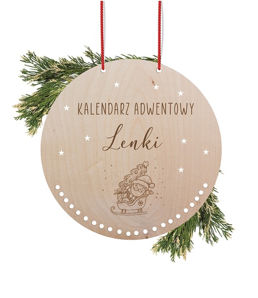 Boże Narodzenie - inne Kalendarz adwentowy mikołaj