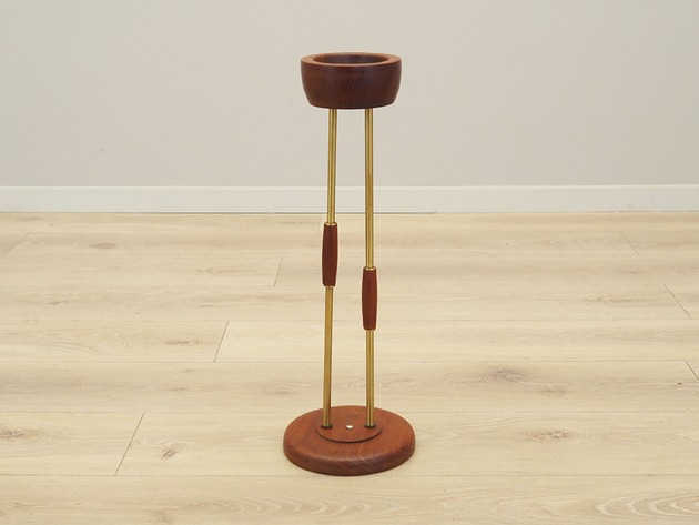 dodatki - różne Popielniczka tekowa, duński design, lata 70, produkcja: Dania