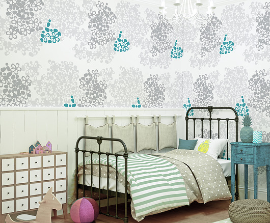 Tapeta dziecięca Meadow White Humpty Dumpty Room Decoration