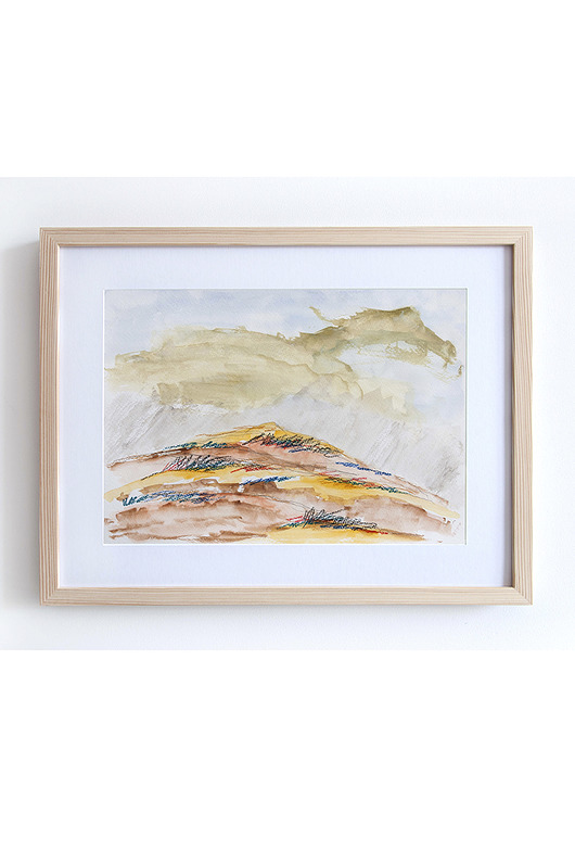 ORYGINAŁ - PEJZAŻ NO.13 - 21 cm x 30 cm Gosia Sendlewska