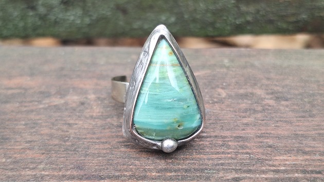 pierścionki - różne Jaspis - pierścionek regulowany