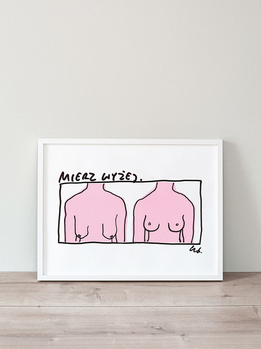 plakaty Plakat Mierz wyżej