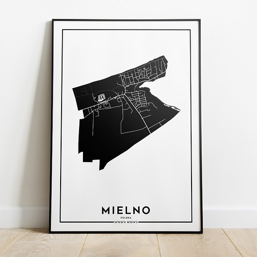 Plakat Miasto - Mielno Peszkowski Graphic