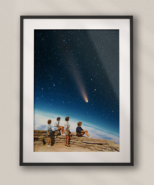 plakaty Plakat Girl Power - Kolaż Fine Art