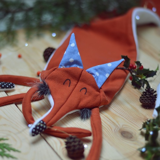 akcesoria dziecięce - różne Szalik Lis rudy