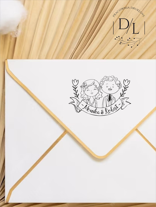 stemple ślubne Stempel ślubny personalizowany Para 2