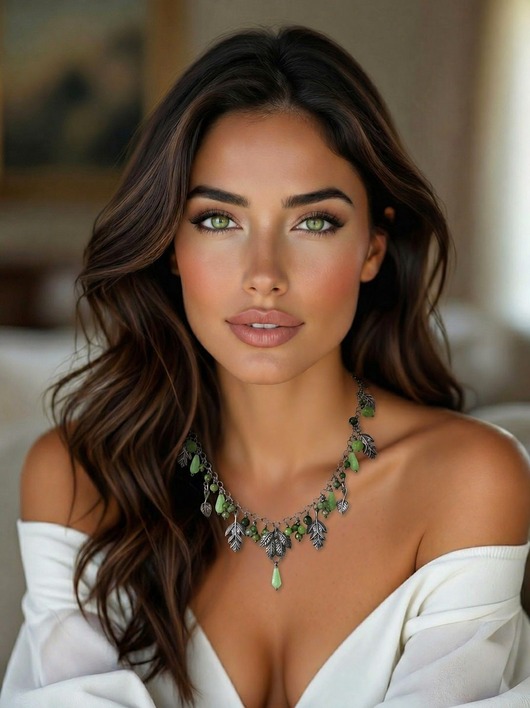 srebrne naszyjniki Bluszcz  vol. 3 - naszyjnik