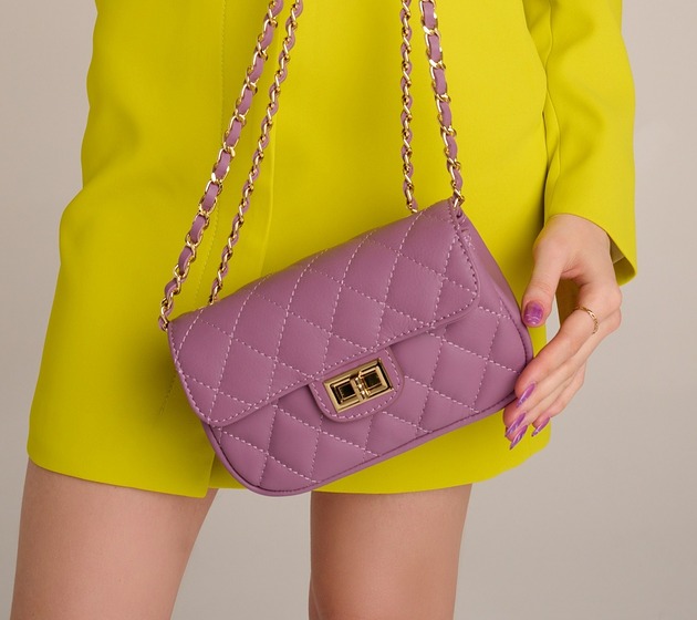 torby na ramię Torebka skórzana na ramię - pikowana (6503)