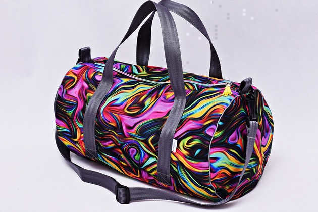 torby podróżne Torba podróżna sportowa na siłownię na basen tęcza
