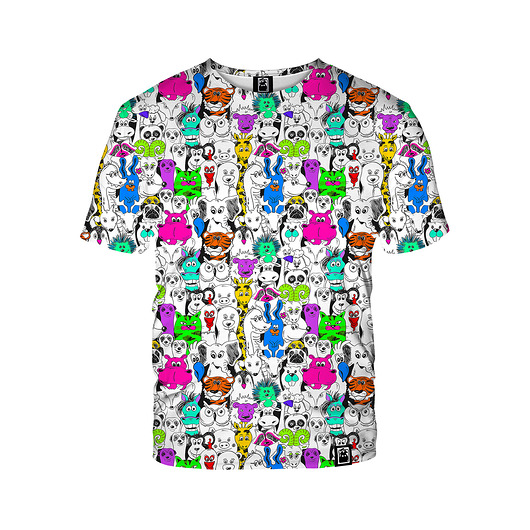 t-shirt damskie Damski T-shirt Animal