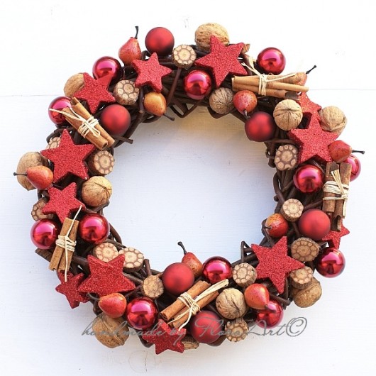 RED STARS and CINNAMON wianek FloraArt