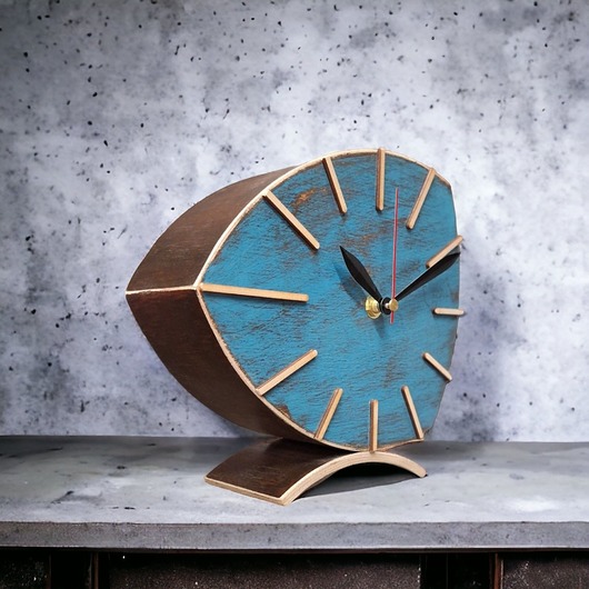 zegary Zegarek drewniany Turkus - EDYCJA LIMITOWANA