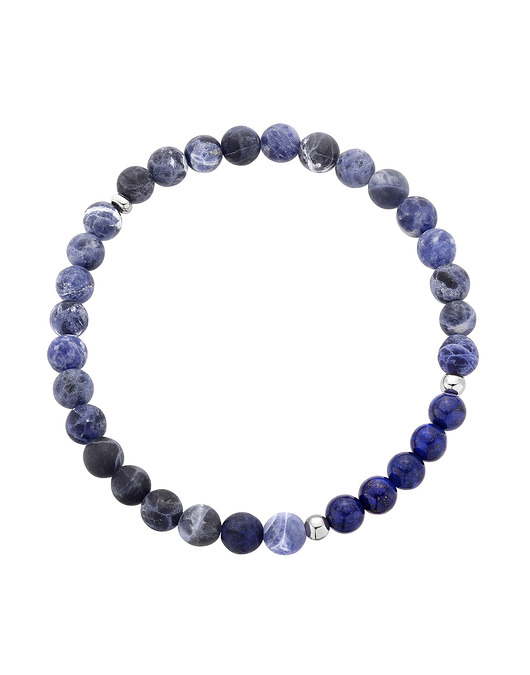 Bransoletka męska - sodalit,lapis lazuli /2150/ MYNESS