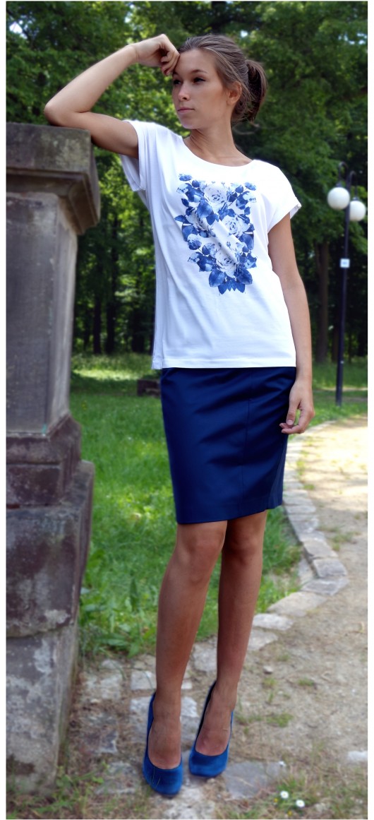 Tunika Blue Roses COMO