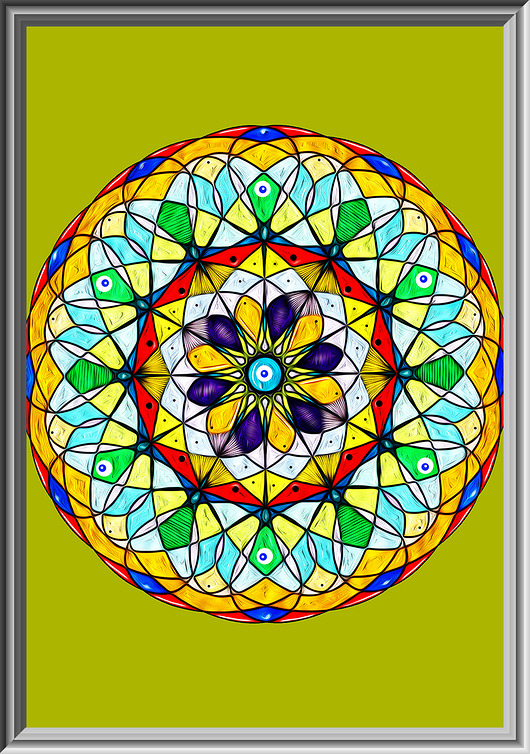 grafiki i ilustracje 107 Mandala