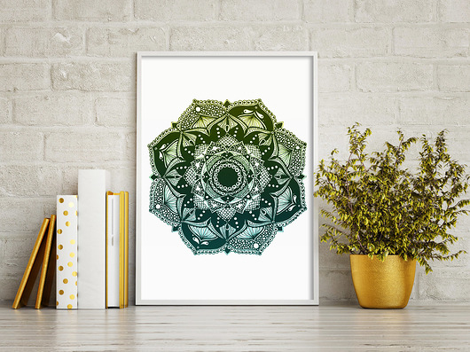 grafiki i ilustracje Mandala A3