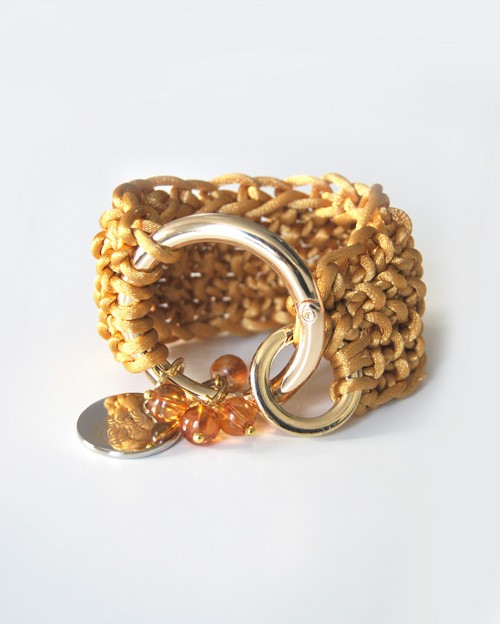 Old Gold Double Ring Roboty Ręczne