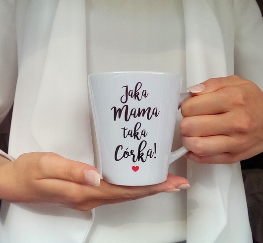 Kubek Latte JAKA MAMA TAKA CÓRKA FarrowDesign