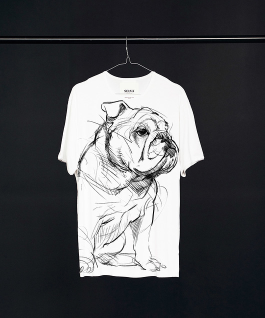 Bulldog T-shirt Man SELVA