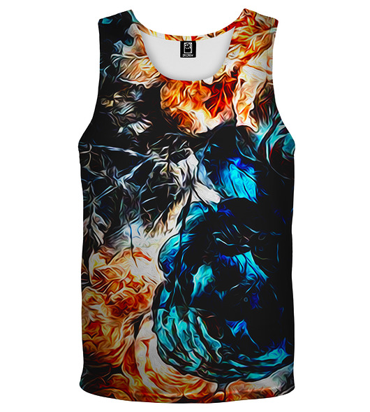 t-shirty męskie DR.CROW Bokserka Męska Akwarel Flowers