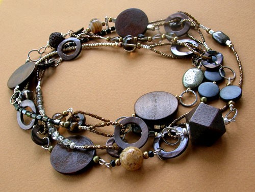 Golden brown... / mixed metals / neck Buy or Die