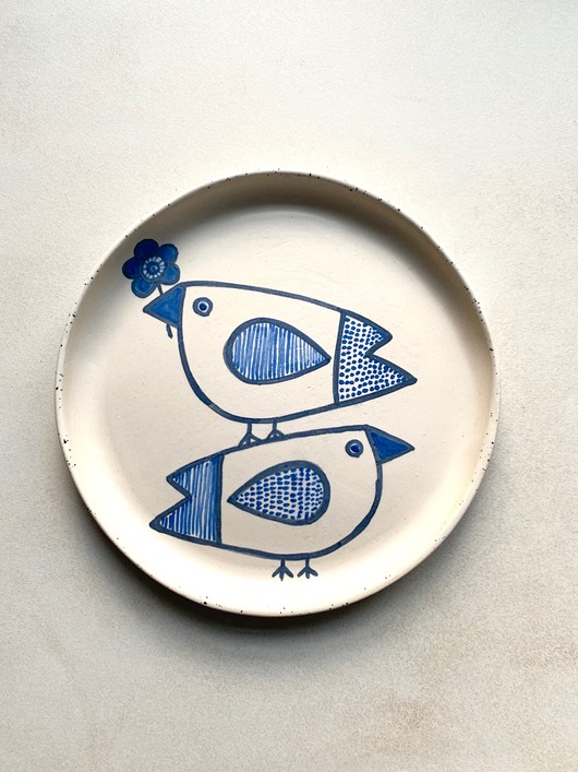 Talerzyk Ptaszki Misa Pracownia Ceramiczna