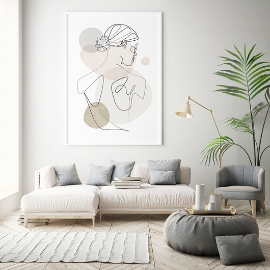 Plakat postać Kobiety HOG STUDIO