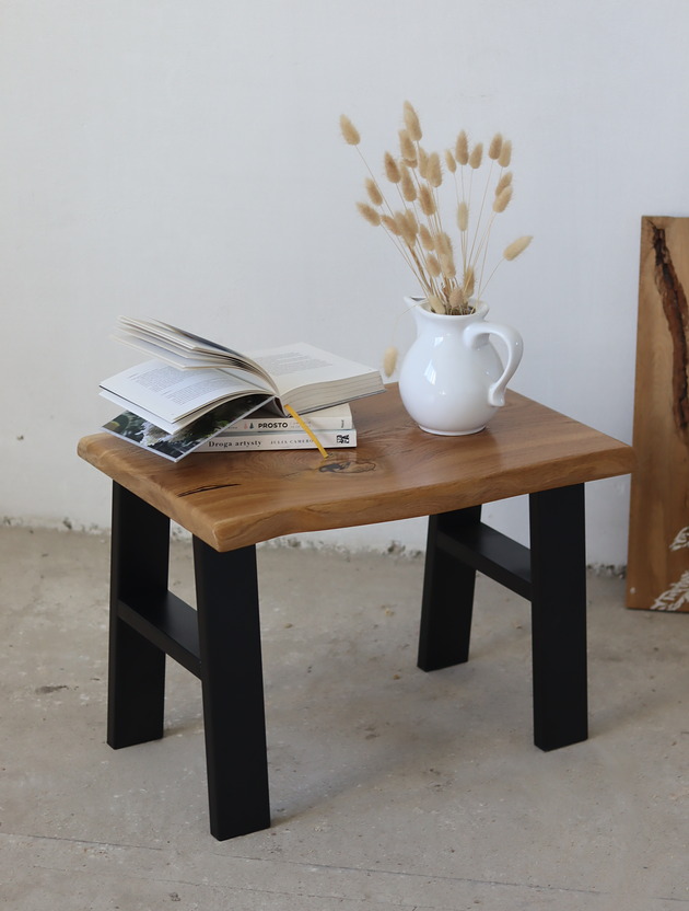 stoliki kawowe Stolik kawowy live edge loft mini