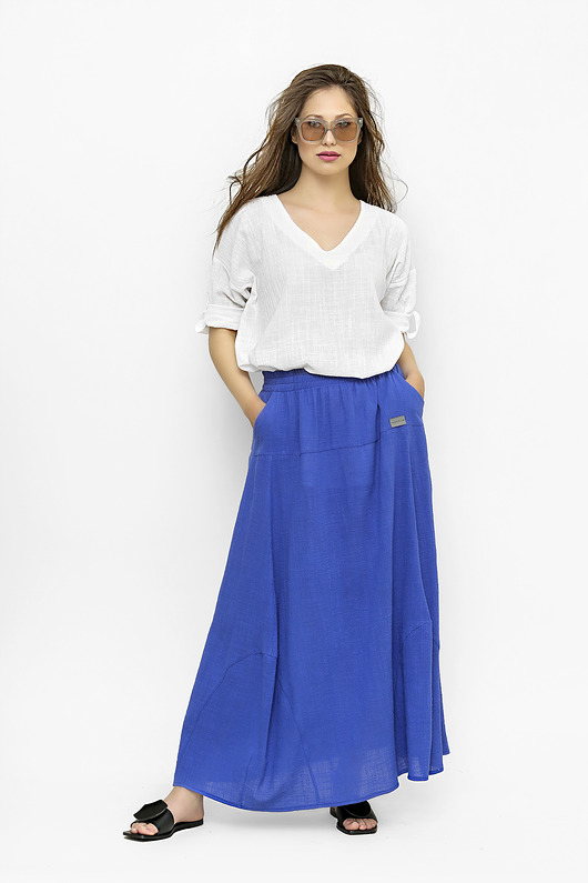 Letnia tunika oversize Stefania biała Freeshion