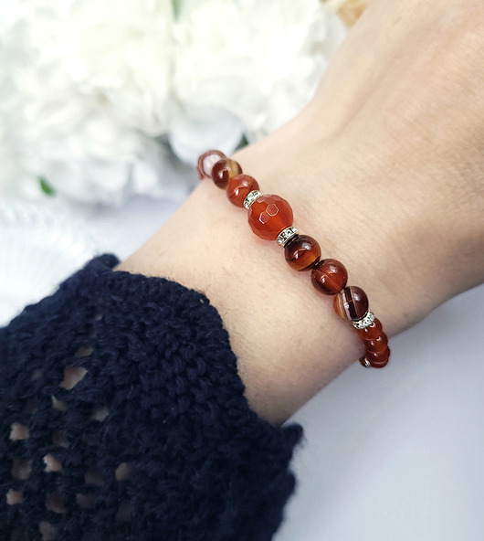 bransoletki z kamieni naturalnych ODWAGA i pozytywne nastawienie