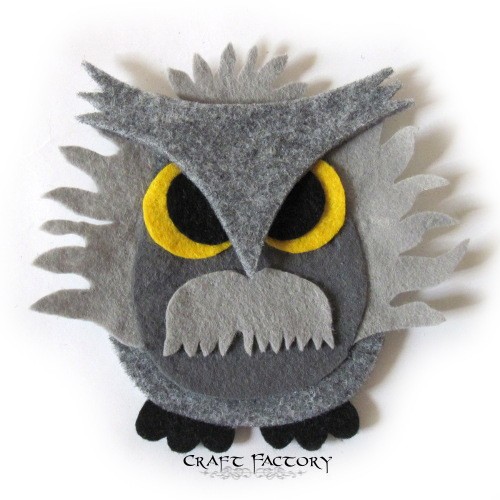 Owlastic Einstein - broszka Craft Factory