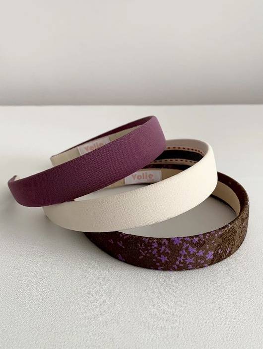 opaski do włosów Fioletowa opaska do włosów Purple Glow