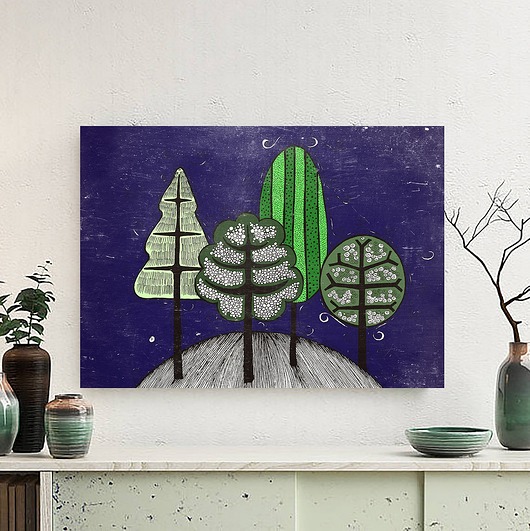 grafiki i ilustracje Drzewa