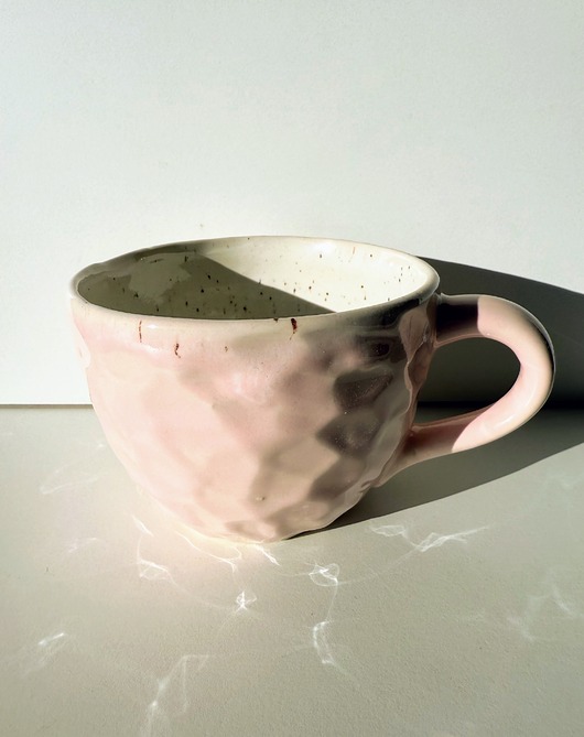 kubki Duża filiżanka/kubek różowy cukiereczek