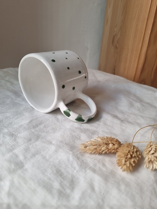 kubki Kubek ceramiczny KROPKI