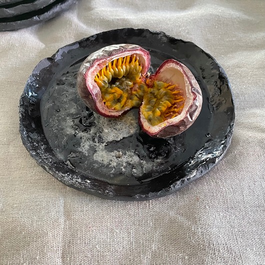 patery i talerze Zestaw 8 ceramicznych talerzy handmade 