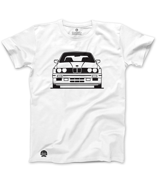 t-shirty męskie Biała koszulka BMW M3 E30