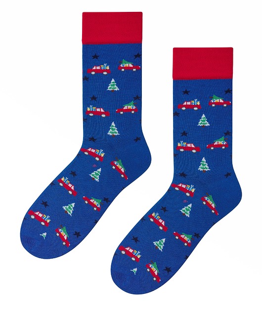 skarpetki męskie Skarpetki świąteczne męskie Samochody