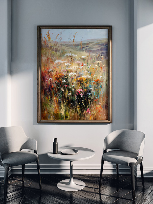 plakaty Jesienna łąka - grafika na plakacie