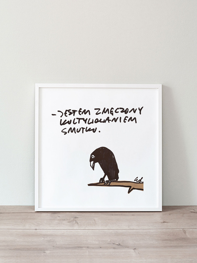 plakaty Plakat Jestem zmęczony kultywowaniem smutku