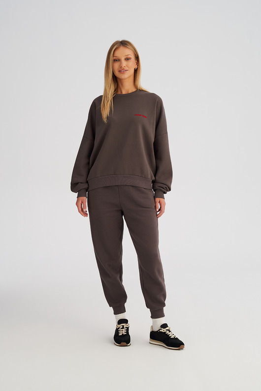 spodnie dresowe damskie Spodnie dresowe LOOSE FIT steel damskie